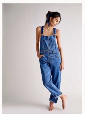 Free people Denim Overalls